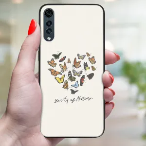MY ART Ochranný kryt pre LG Velvet BUTTERFLIES (240)