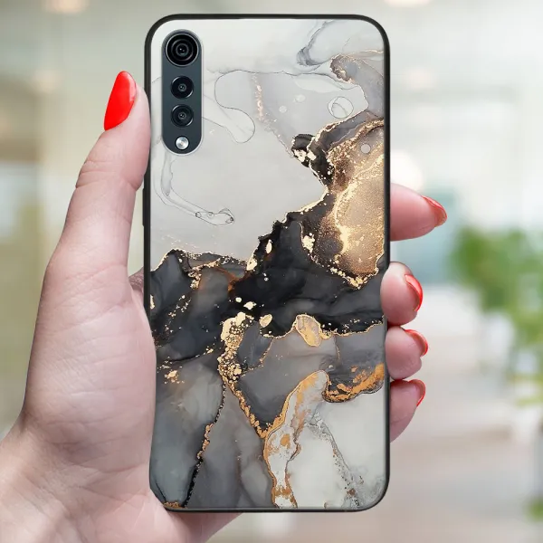 MY ART Ochranný kryt pre LG Velvet GREY MARBLE (140)