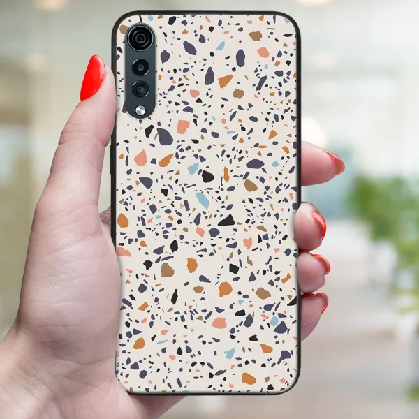 MY ART Ochranný kryt pre LG Velvet BEIGE TERRAZZO (162)