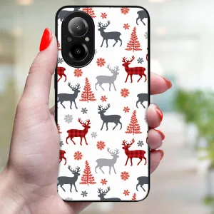 MY ART Kryt s vianočným dizajnom Realme C67 DEER (068)