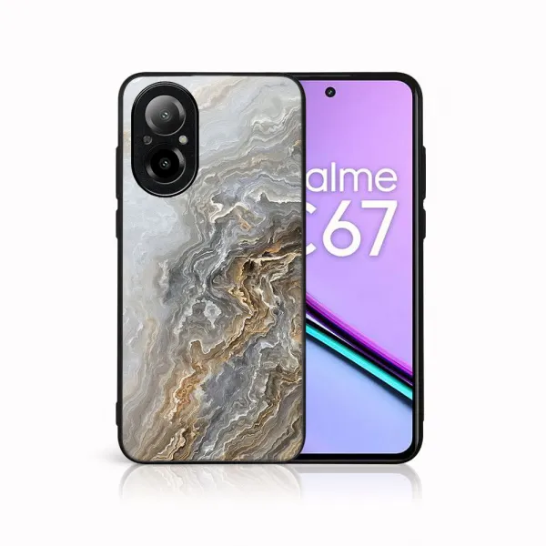 MY ART Ochranný kryt pre Realme C67 BEIGE (151)