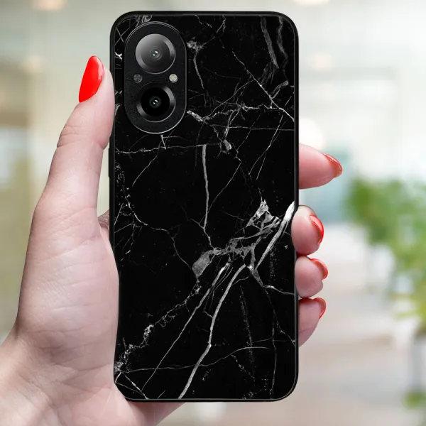 MY ART Ochranný kryt pre Realme C67 BLACK MARBLE (142)