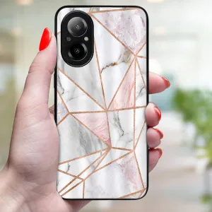MY ART Ochranný kryt pre Realme C67 PINK MARBLE (143)