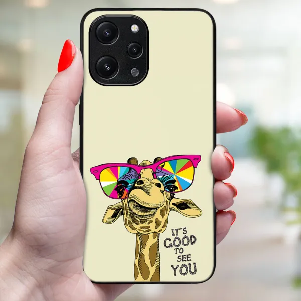 MY ART Ochranný kryt pre Xiaomi Redmi 12 GIRAFFE (180)
