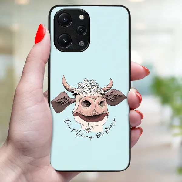 MY ART Ochranný kryt pre Xiaomi Redmi 12 HAPPY COW (181)