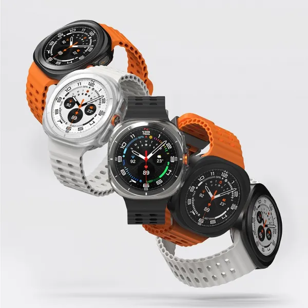 RINGKE SLIM Obal + ochranné sklo Samsung Galaxy Watch Ultra / Watch Ultra 2025 CLEAR