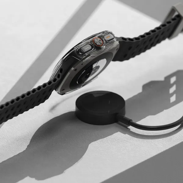 RINGKE SLIM Obal + ochranné sklo Samsung Galaxy Watch Ultra / Watch Ultra 2025 CLEAR