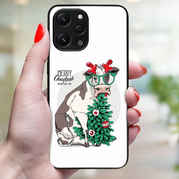 MY ART Kryt s vianočným dizajnom Xiaomi Redmi 12 MERRY CHRISTMAS (074)