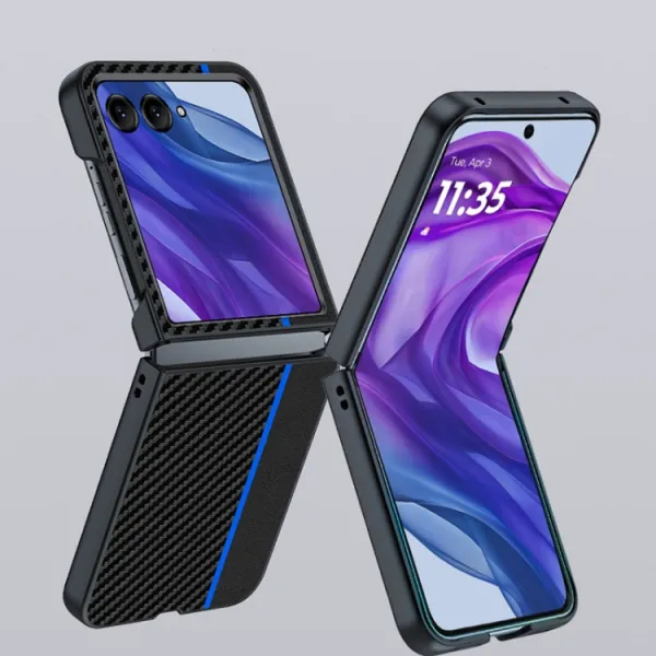 CARBON Ochranný obal pre Motorola Razr 50 Ultra zlatý