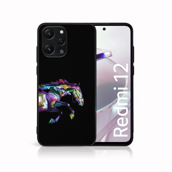 MY ART Ochranný kryt pre Xiaomi Redmi 12 HORSE (249)