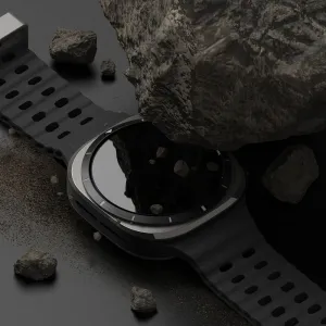 RINGKE SLIM Obal + ochranné sklo Samsung Galaxy Watch Ultra / Watch Ultra 2025 TITANIUM BLACK