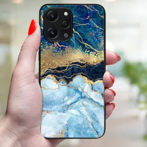 MY ART Ochranný kryt pre Xiaomi Redmi 12 BLUE MARBLE (141)