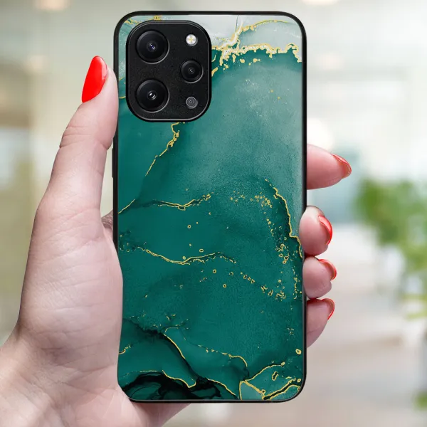 MY ART Ochranný kryt pre Xiaomi Redmi 12 GREEN MARBLE (145)