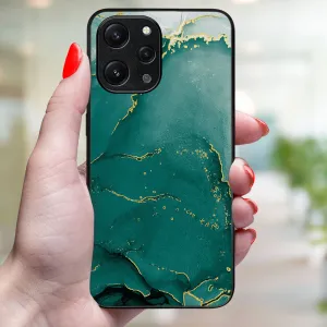 MY ART Ochranný kryt pre Xiaomi Redmi 12 GREEN MARBLE (145)