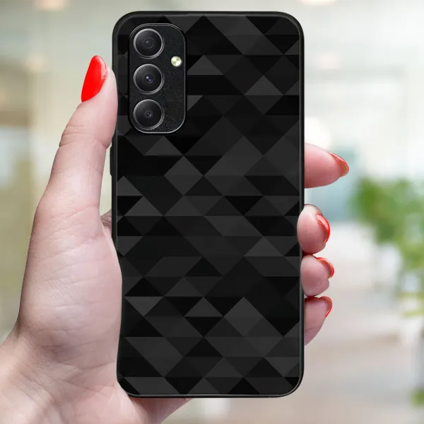 MY ART Ochranný kryt pre Samsung Galaxy S23 Plus 5G BLACK TRIANGLES (232)