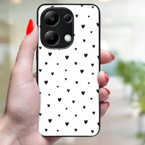 MY ART Ochranný kryt pre Xiaomi Redmi Note 13 BLACK HEARTS (167)