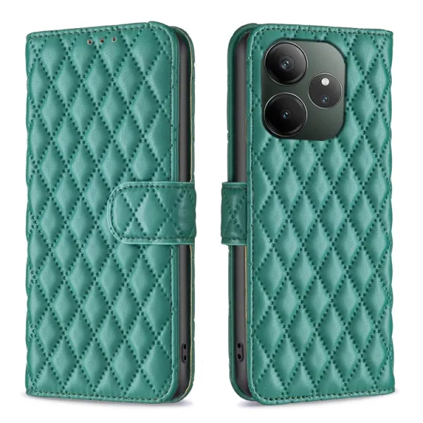 LATTICE Ochranné puzdro pre Realme GT 6 / Realme GT 6T zelené