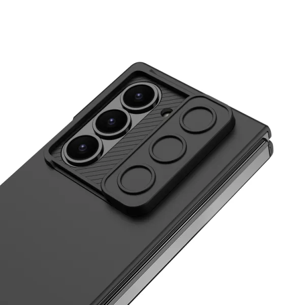 GKK CAMERA Ochranný kryt so zabudovaným sklom Samsung Galaxy Z Fold6 5G modrozelený