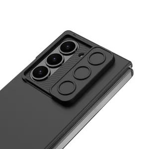 GKK CAMERA Ochranný kryt so zabudovaným sklom Samsung Galaxy Z Fold6 5G modrozelený