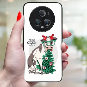 MY ART Kryt s vianočným dizajnom Honor Magic5 Pro 5G MERRY CHRISTMAS (074)