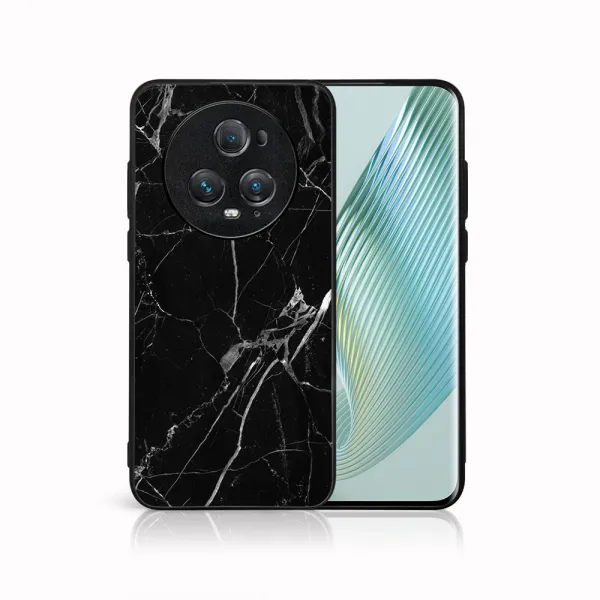 MY ART Ochranný kryt pre Honor Magic5 Pro 5G BLACK MARBLE (142)