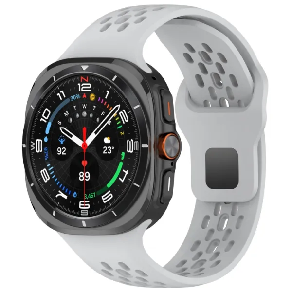 AIRY Silikónový remienok pre Samsung Galaxy Watch Ultra / Watch Ultra 2025 šedý