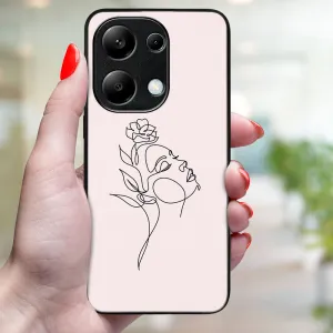 MY ART Ochranný kryt pre Xiaomi Redmi Note 13 ROSE GIRL (198)