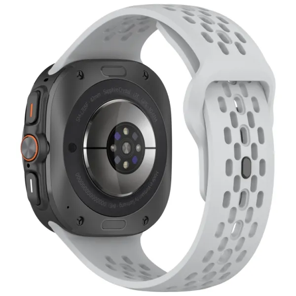 AIRY Silikónový remienok pre Samsung Galaxy Watch Ultra / Watch Ultra 2025 šedý