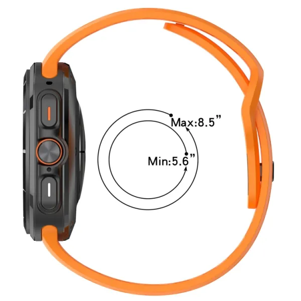 AIRY Silikónový remienok pre Samsung Galaxy Watch Ultra / Watch Ultra 2025 šedý