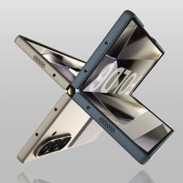 GKK CARD Ochranný kryt so sklom pre vonkajší displej Samsung Galaxy Z Fold6 5G TITANIUM GREY