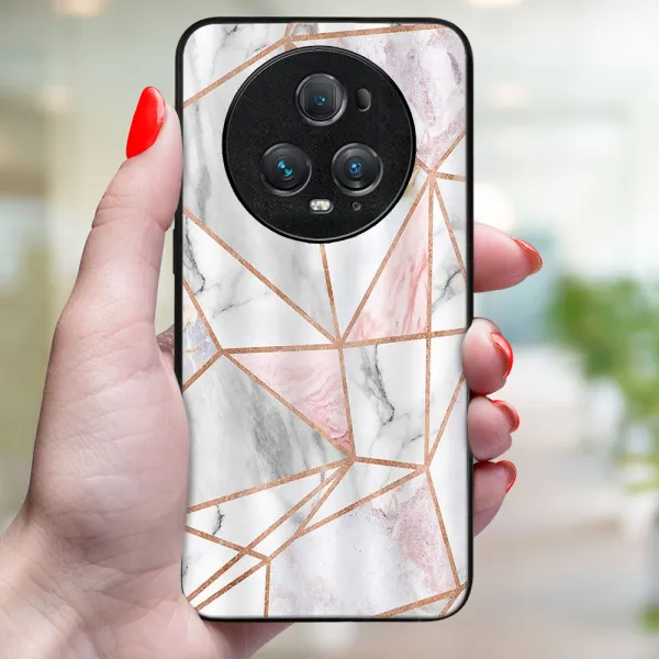 MY ART Ochranný kryt pre Honor Magic5 Pro 5G PINK MARBLE (143)