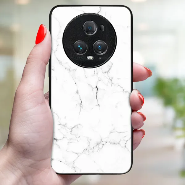 MY ART Ochranný kryt pre Honor Magic5 Pro 5G WHITE MARBLE (144)