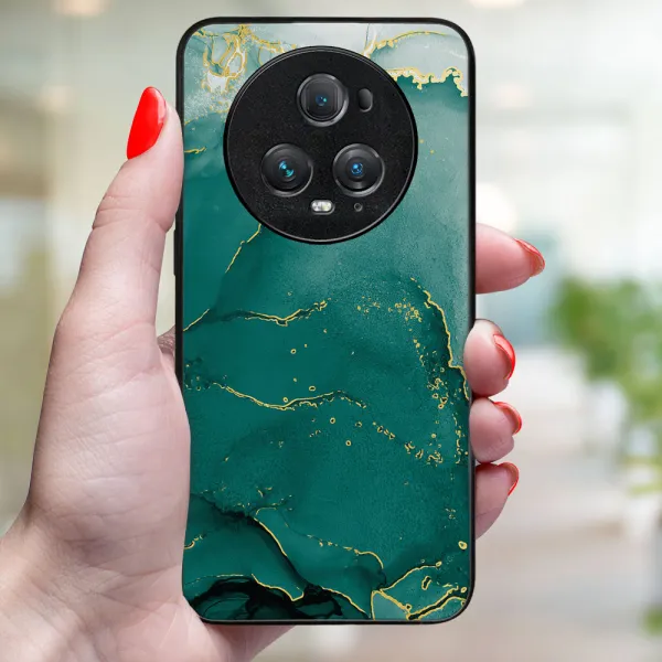 MY ART Ochranný kryt pre Honor Magic5 Pro 5G GREEN MARBLE (145)