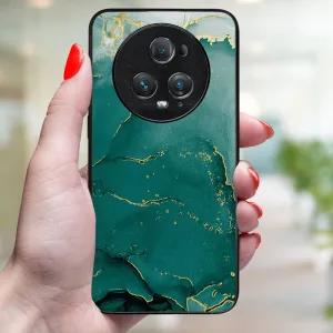 MY ART Ochranný kryt pre Honor Magic5 Pro 5G GREEN MARBLE (145)