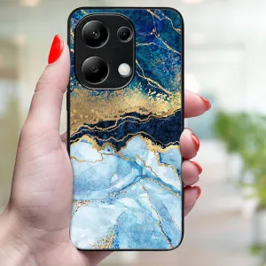 MY ART Ochranný kryt pre Xiaomi Redmi Note 13 BLUE MARBLE (141)