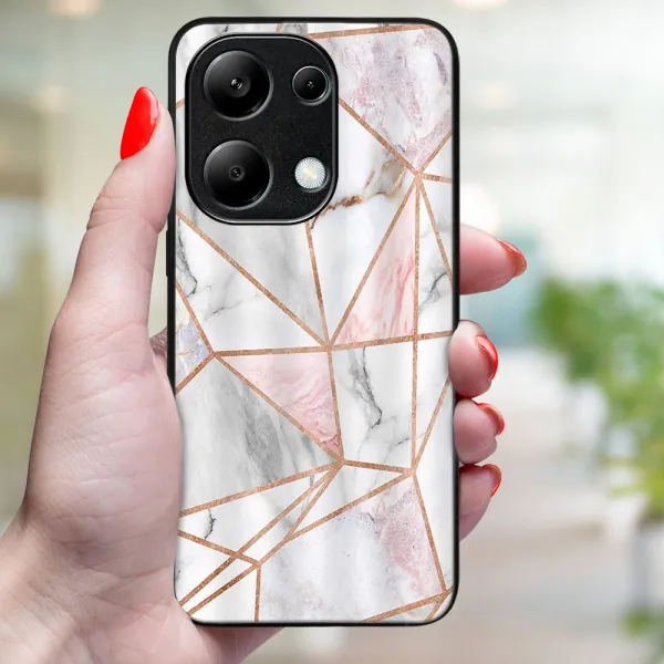 MY ART Ochranný kryt pre Xiaomi Redmi Note 13 PINK MARBLE (143)