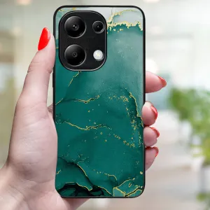 MY ART Ochranný kryt pre Xiaomi Redmi Note 13 GREEN MARBLE (145)