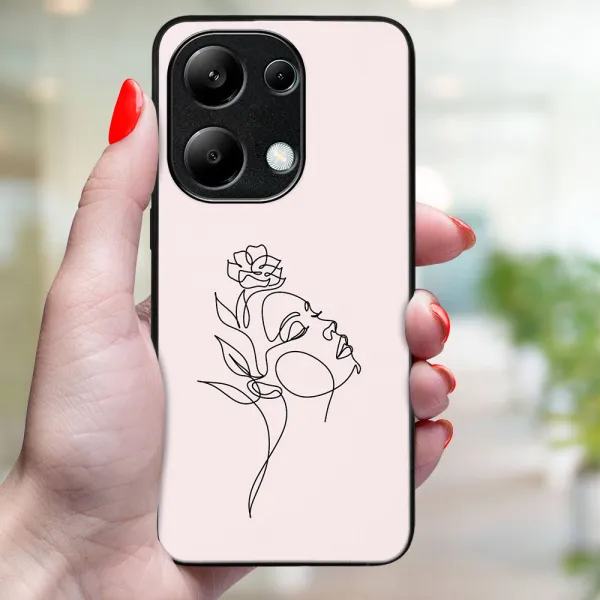 MY ART Ochranný kryt pre Xiaomi Redmi Note 13 Pro ROSE GIRL (198)