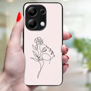 MY ART Ochranný kryt pre Xiaomi Redmi Note 13 Pro ROSE GIRL (198)