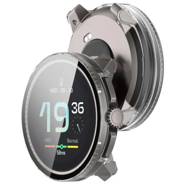 PC FULL COVER Plastový kryt so sklom pre Suunto Race S priehľadný