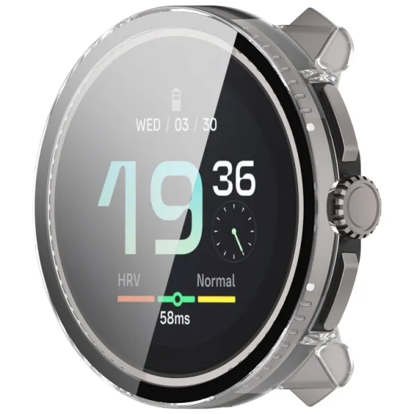 PC FULL COVER Plastový kryt so sklom pre Suunto Race S priehľadný