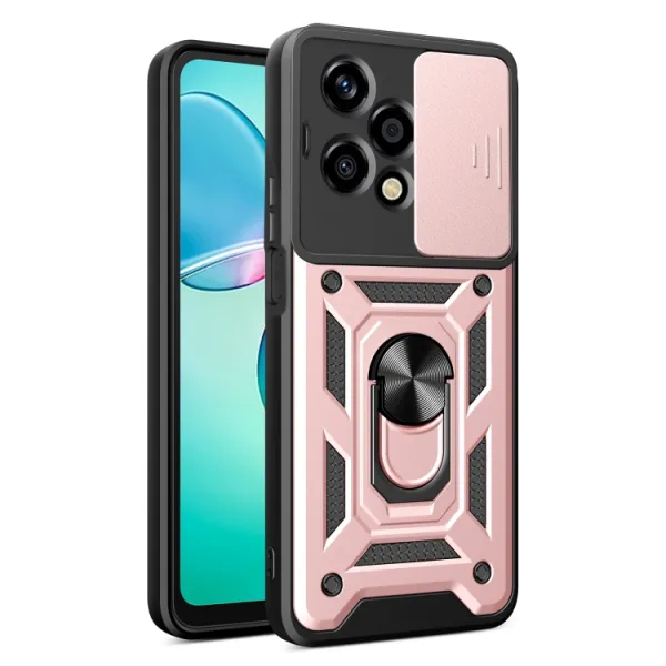 RING CAMERA Kryt s držiakom pre Honor 200 Lite ružový