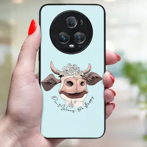 MY ART Ochranný kryt pre Honor Magic5 Pro 5G HAPPY COW (181)