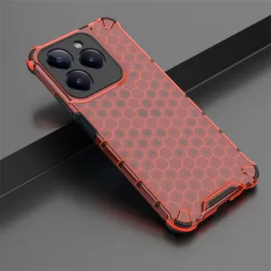 HONEYCOMB Ochranný kryt Realme C61 červený