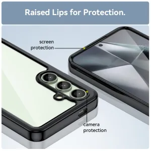 CRYSTAL Ochranný obal pre Samsung Galaxy S24 FE 5G čierny