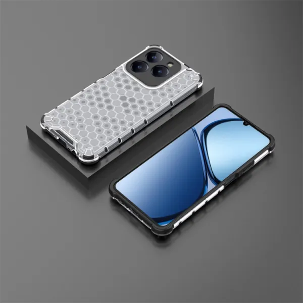 HONEYCOMB Ochranný kryt Realme C61 priehľadný