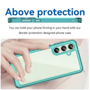 CRYSTAL Ochranný obal pre Samsung Galaxy S24 FE 5G tyrkysový