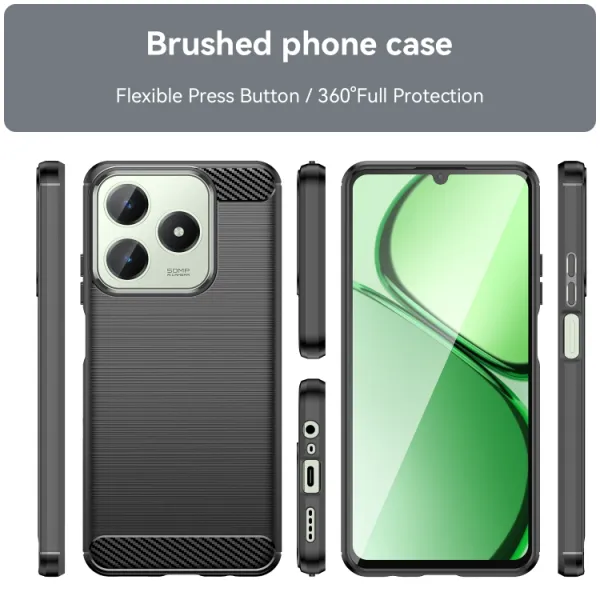 FLEXI TPU Ochranný kryt Realme C61 čierny