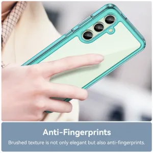 CRYSTAL Ochranný obal pre Samsung Galaxy S24 FE 5G tyrkysový