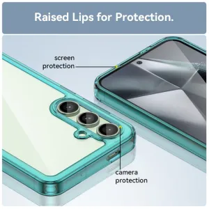 CRYSTAL Ochranný obal pre Samsung Galaxy S24 FE 5G tyrkysový